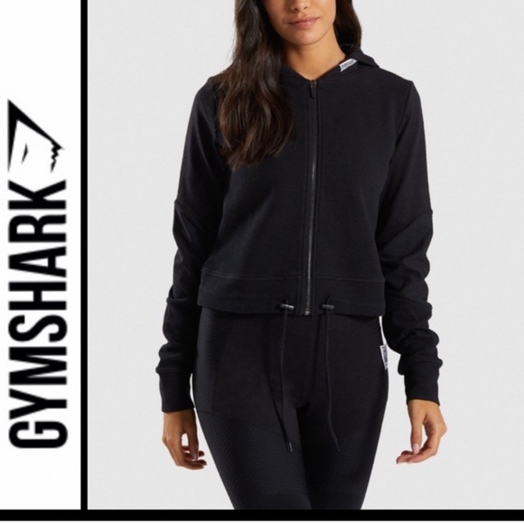 Gymshark True texture bomber hoodie M - Picture 6 of 6
